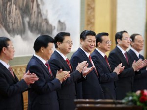 The new seven member politburo standing committee emerged after months of factional wrangling
