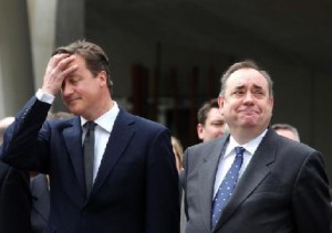 British Prime Minister David Cameron & Scottish First Minister Alex Salmond