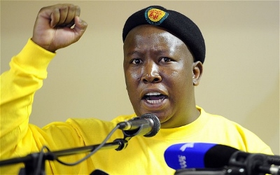 Julius Malema from Economic Freedom Fighters