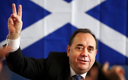 Scottish first minister Alex Salmond