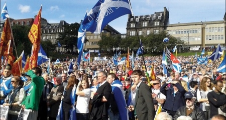 苏格兰亲独立游行