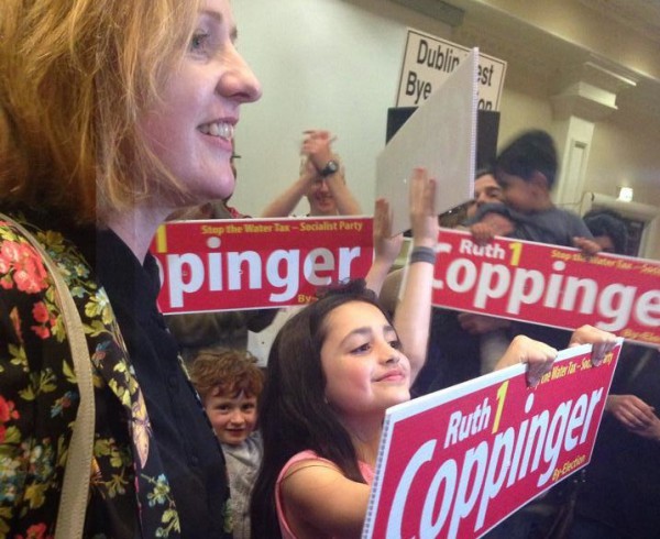 Ruth Coppinger was elected in May 2014 as the Socialist Party's (CWI) second member of parliament in Ireland