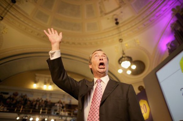 独立党领袖Nigel Farage