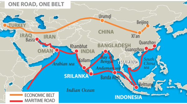 The 'Belt and Road' initiative aims to roll out big infrastructure investments.
