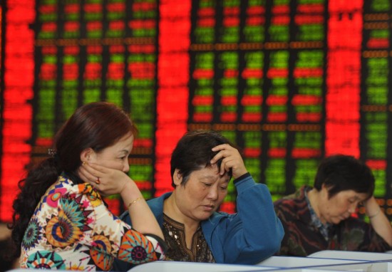 New plunges on China's stock markets July 27 and 28.