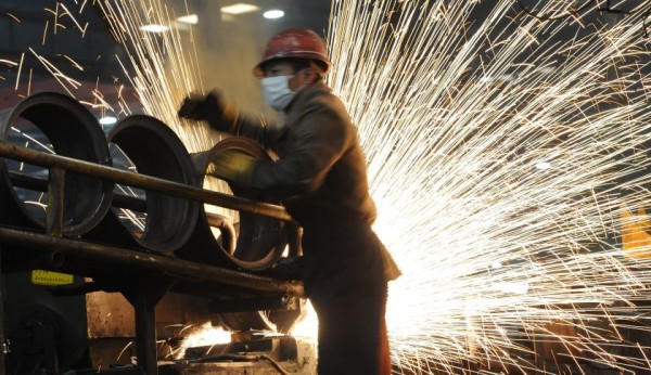 A steel mill in Anhui province.